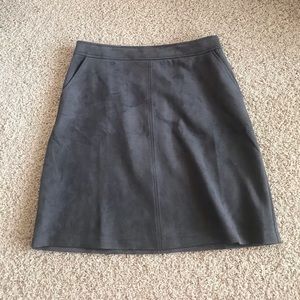 Grey Textured Skirt
